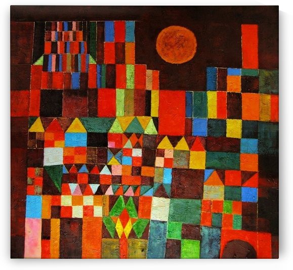 Castle and the sun by Paul Klee