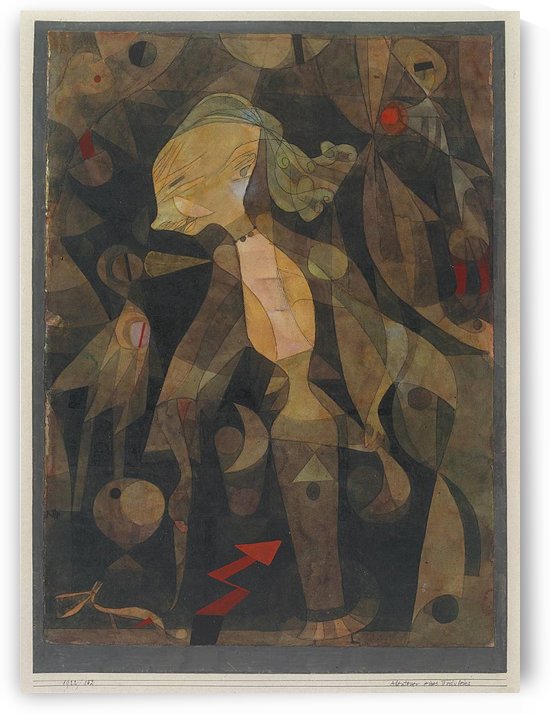 A young lady by Paul Klee