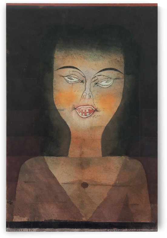 Possessed girl by Paul Klee