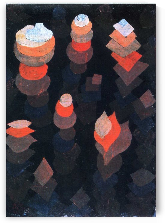 Night plants by Paul Klee
