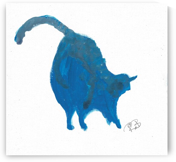 Big Blue Cat by Robert Burton