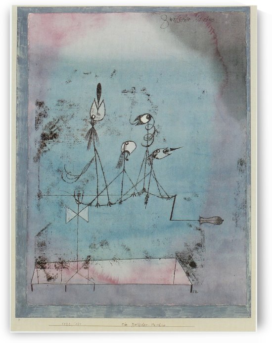 Group of birds by Paul Klee