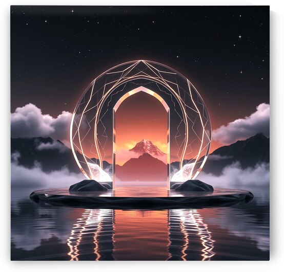 Starry Peach Processional  by Byron Johnson