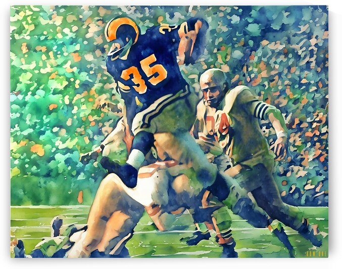 1958 LA Rams Art by Row One Brand