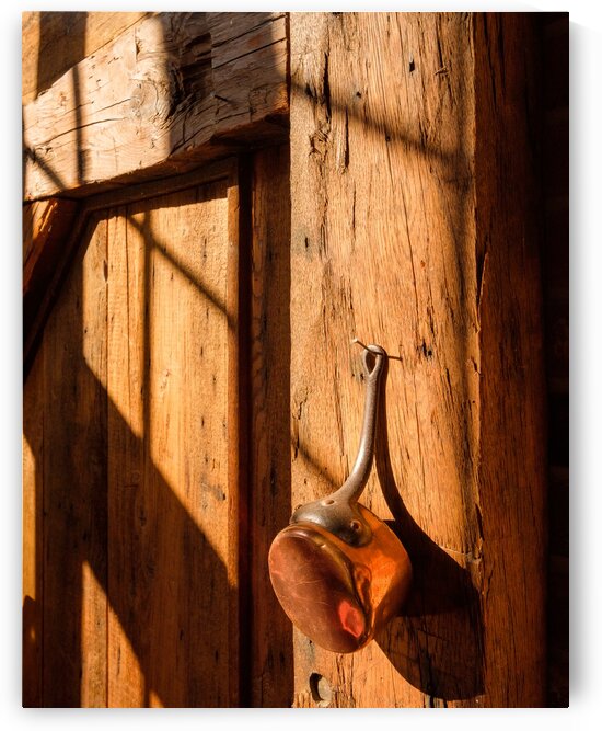 Copper on Barnboard by Dave Therrien