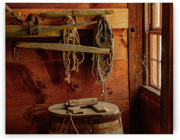 Barn Ropes by Dave Therrien