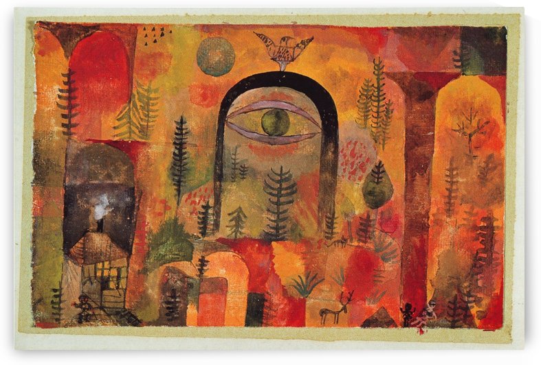 The eagle by Paul Klee