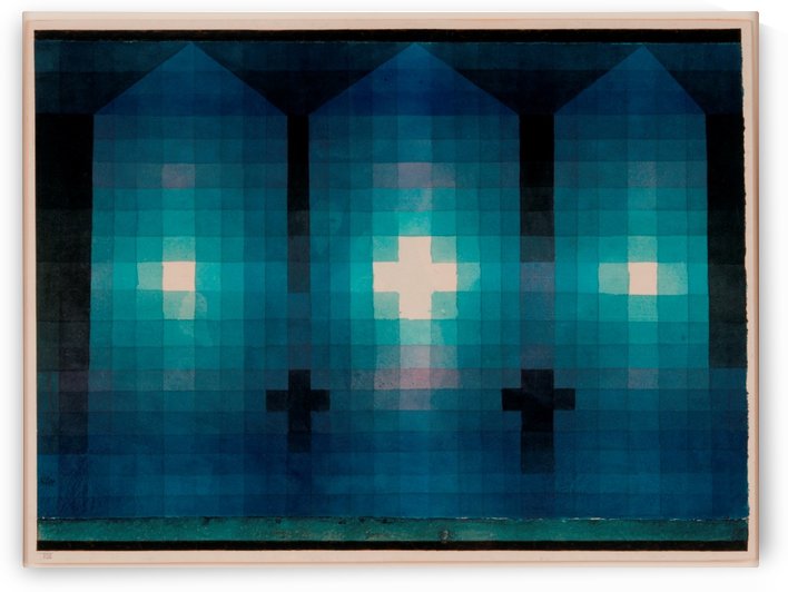 Tomb in three parts by Paul Klee