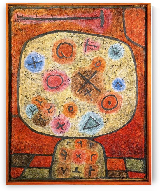 Flowers in stone by Paul Klee
