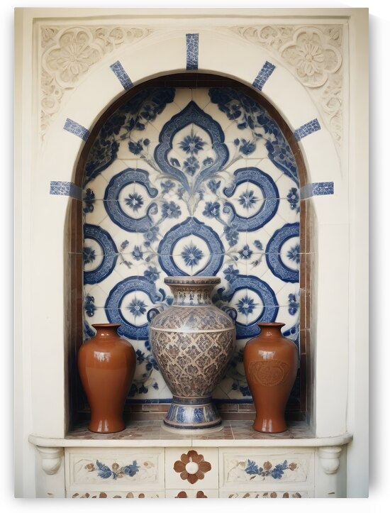 Analog vintage film photo A large ornate vase wit by aws