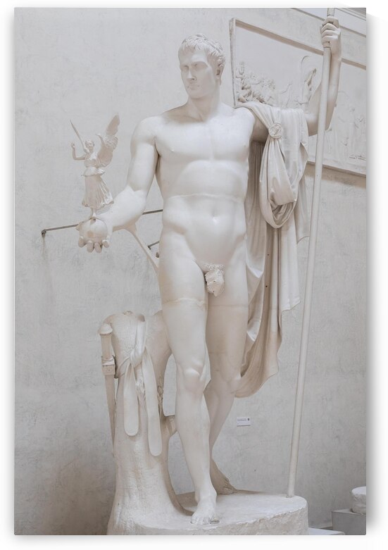 Napoleon as Mars the peacemaker by sculptor Antonio Canova 180 by Paolo Modena