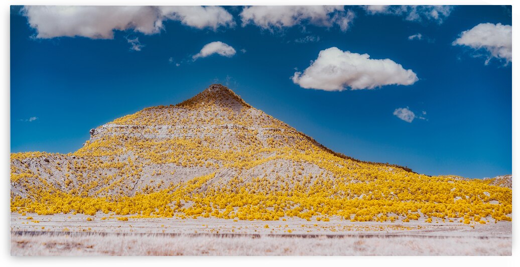 Golden Peak Under Azure Dreams by Dream World Images