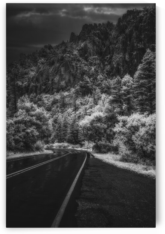 Shadowed Path to Tranquil Peaks by Dream World Images