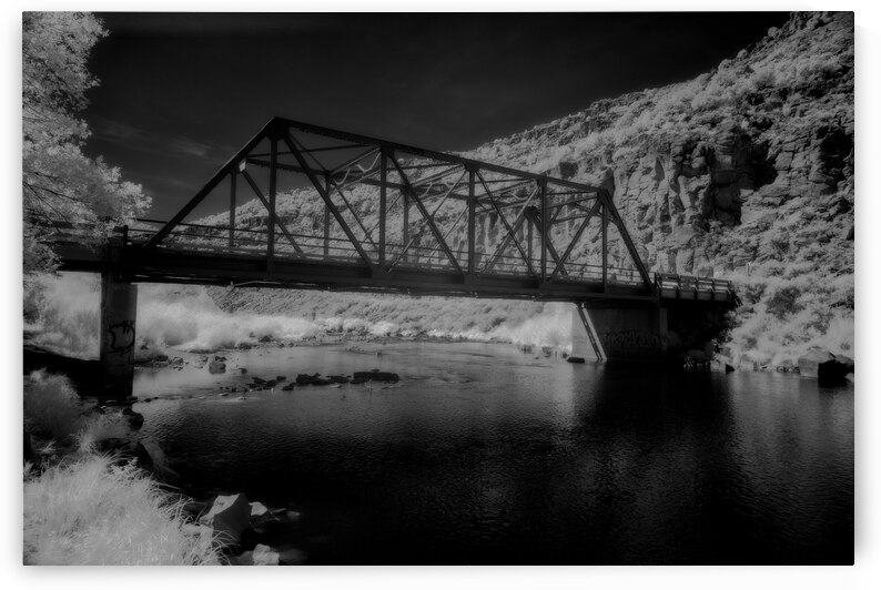 Industrial Elegance over Tranquil Waters by Dream World Images