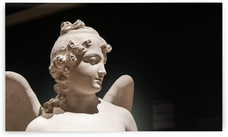 Winged Cupid by sculptor Antonio Canova 1795 plaster by Paolo Modena