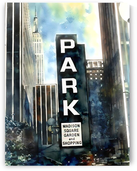 New York City and Madison Square Garden Parking by Row One Brand