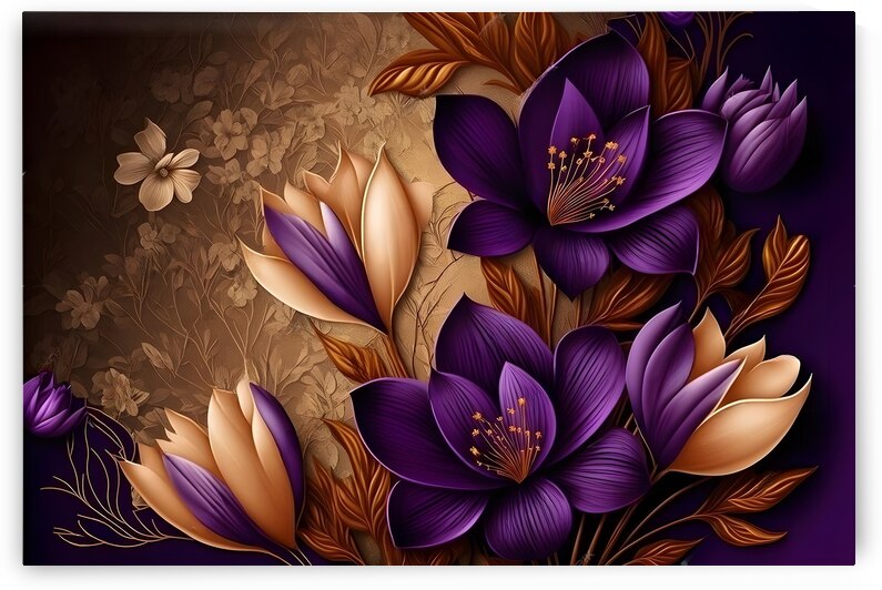 purple flower by ahmed ramadan