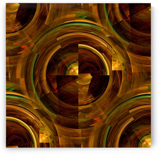 Geometric Tones of Autumn Spices by Jodi DiLiberto 