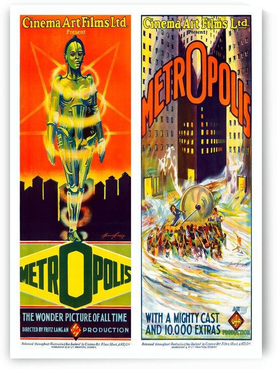 Metropolis Twin poster by Vintage Poster Prints