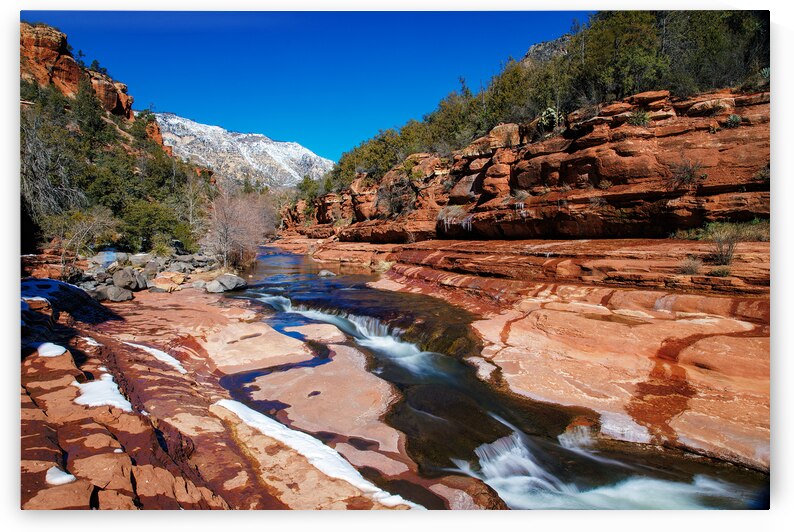 Slide Rock in Winter: Sedona Arizona by Shallowshark