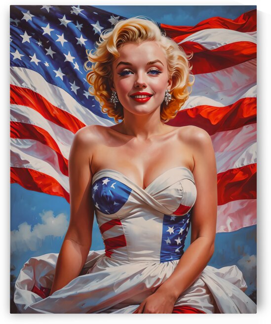 AI Art Pop Art Superstars Marilyn Monroe 2 by TOPARTGALLERY