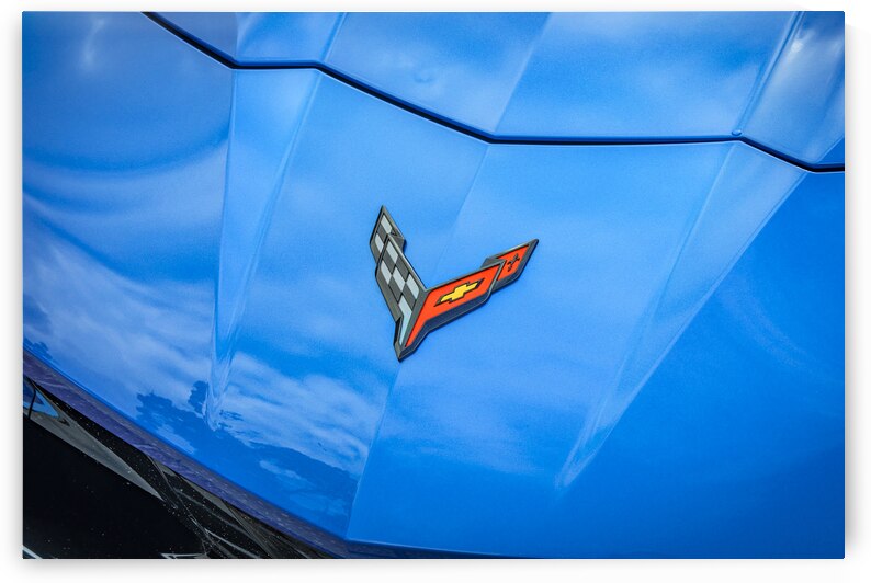 2024 Riptide Blue Corvette Stingray C8 X12 3 by Rich Franco