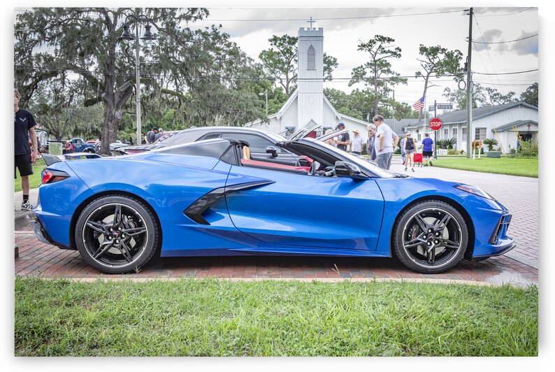 2024 Riptide Blue Corvette Stingray C8 X12 7 by Rich Franco