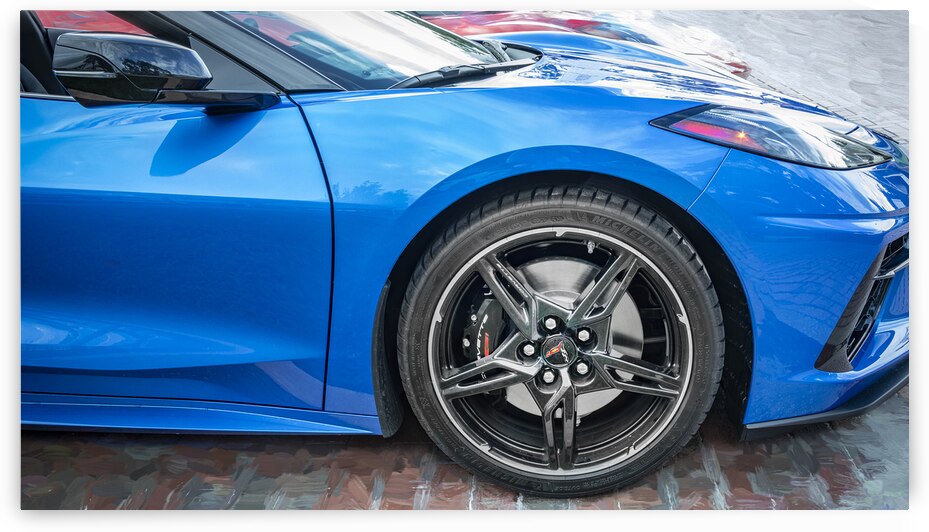 2024 Riptide Blue Corvette Stingray C8 X12 9 by Rich Franco