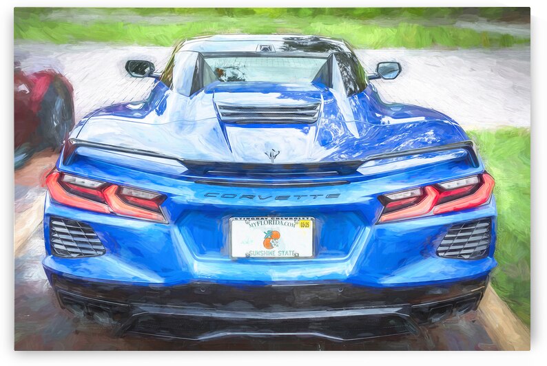 2024 Riptide Blue Corvette Stingray C8 X12 11 by Rich Franco