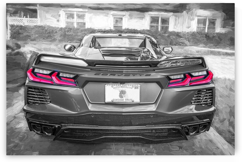 2024 Riptide Blue Corvette Stingray C8 X12 13 by Rich Franco