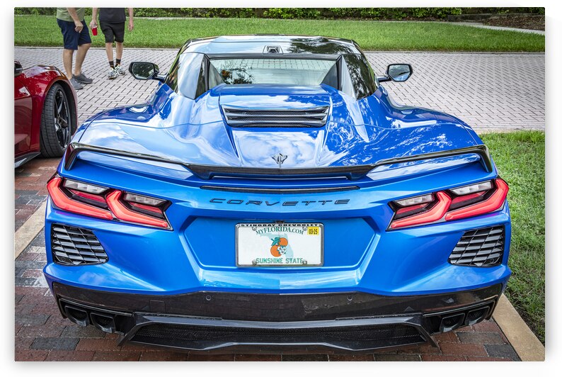 2024 Riptide Blue Corvette Stingray C8 X12 17 by Rich Franco