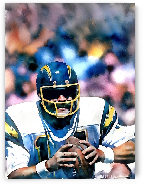 1986 Dan Fouts Art by Row One Brand