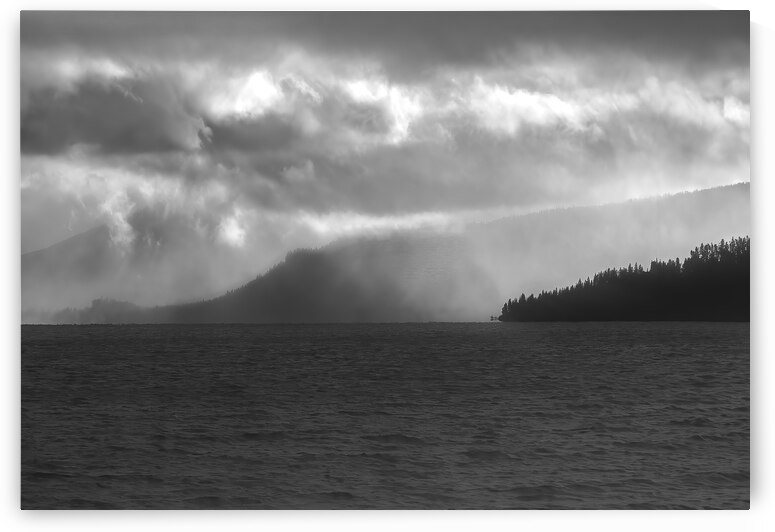Lake Tahoe Storm Drama Silhouette by Norma Brandsberg Photography