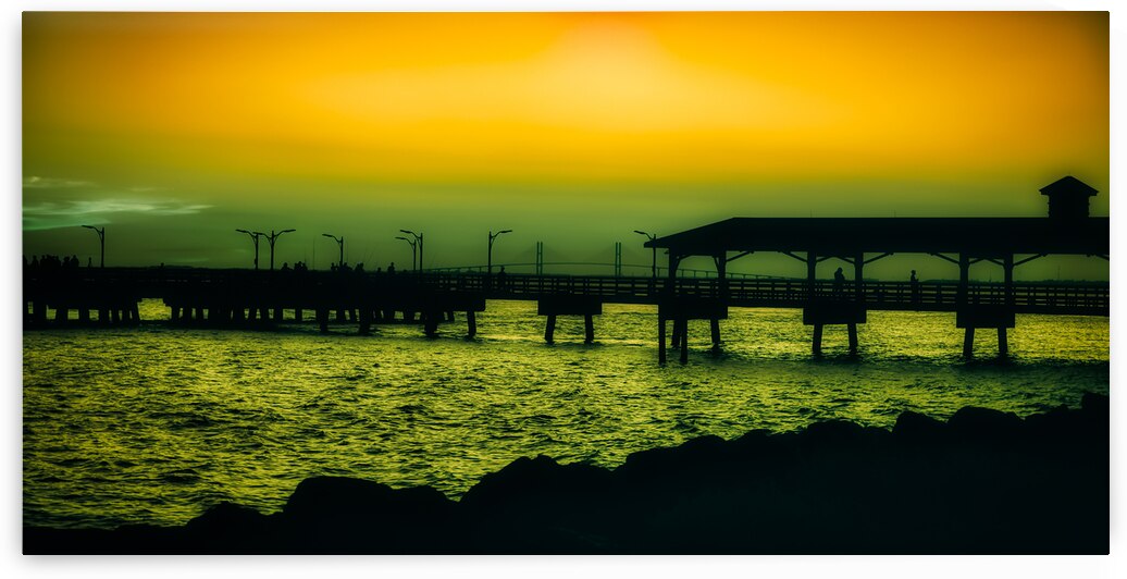A Magical Evening on Saint Simons Island: Green Flash by Dream World Images