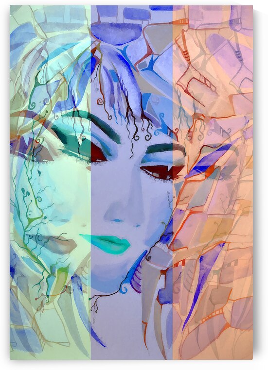 Inner Echoes – A Woman Between Worlds by Nisuris Art