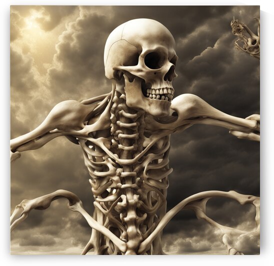Dry bones hear the word of the Lord! 5 This is what the Sovereign Lord says to these bones: I will make breath[a] enter you and you will come to life. 6 I will attach tendons to you and make flesh come upon you and cover you with skin I will put breath in by AIGALLERY
