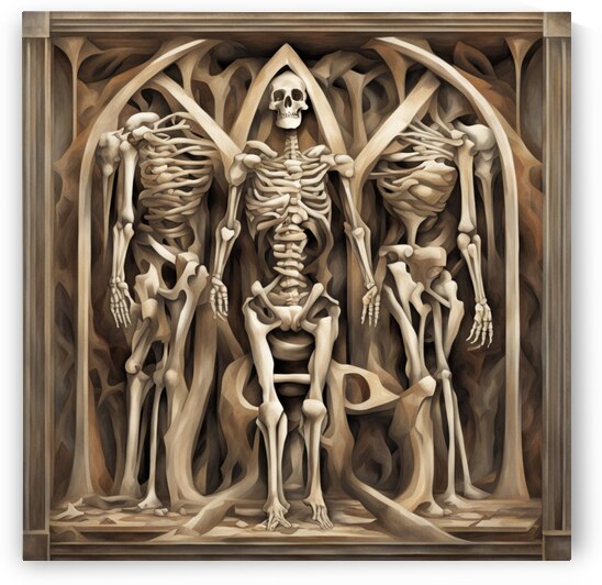 Dry bones hear the word of the Lord! 5 This is what the Sovereign Lord says to these bones: I will make breath[a] enter you and you will come to life. 6 I will attach tendons to you and make flesh come upon you and cover you with skin I will put breath in by AIGALLERY