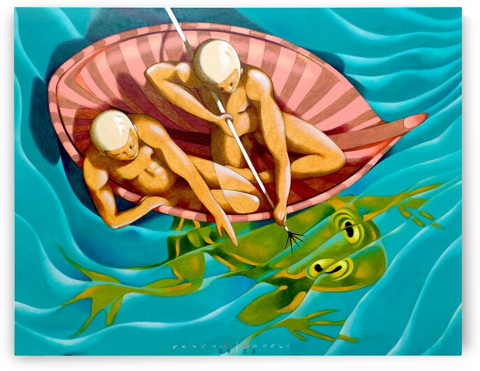 The capture of the giant frog by federicocortese