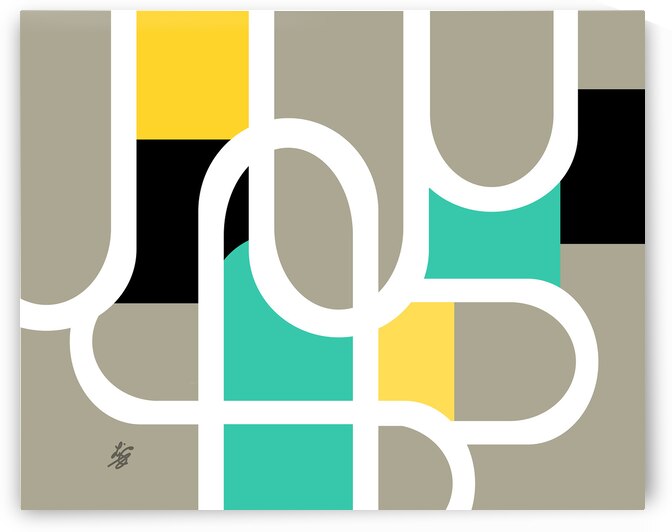 Abstract Block Colors by Liz Cereby