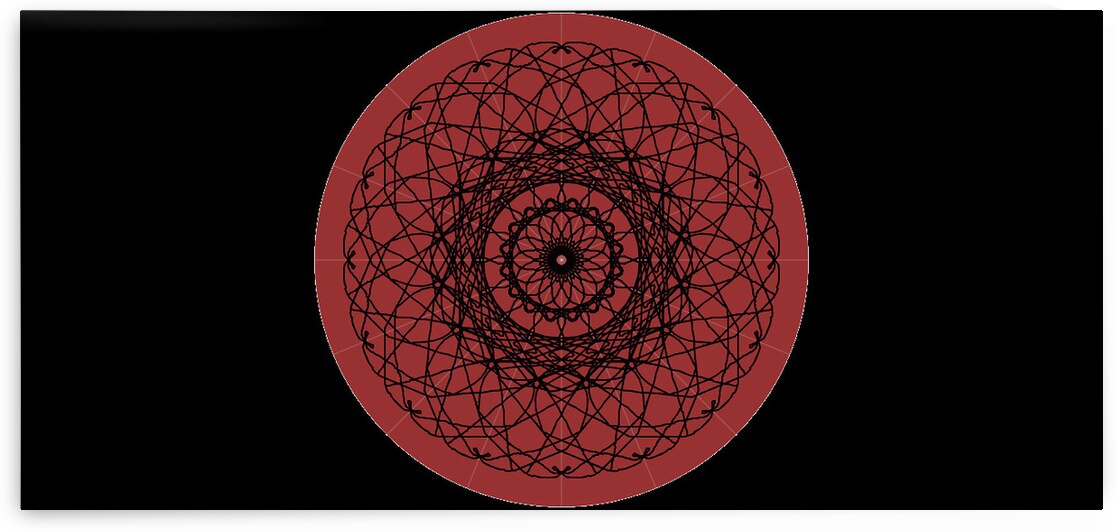 mandala beyond the veil by Luciano