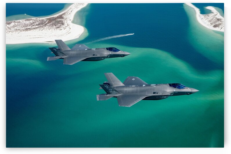 F-35A Lightning IIs  by Conceptual Photography