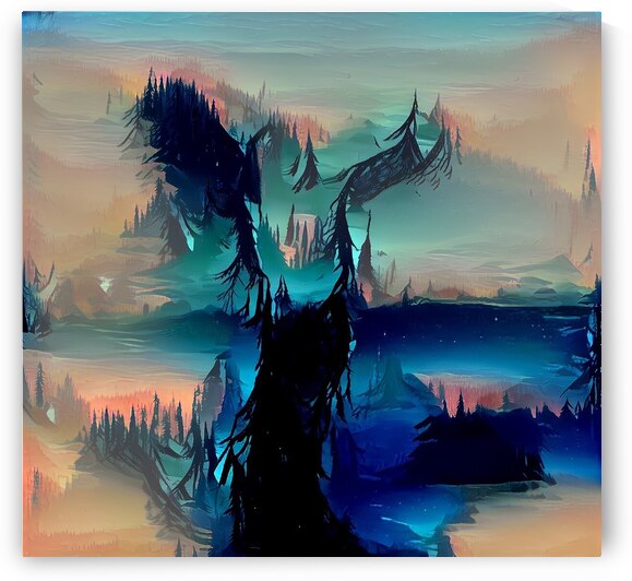 shadowy trees PORTRAIT by Luciano