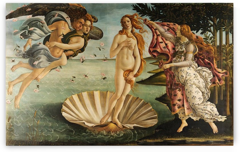 Sandro Botticelli: Birh of Venus HD-300ppi by Stock Photography