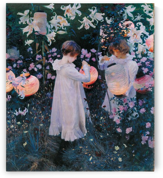 John Singer Sargent - Carnation Lily Lily Rose 1886 by Wirla