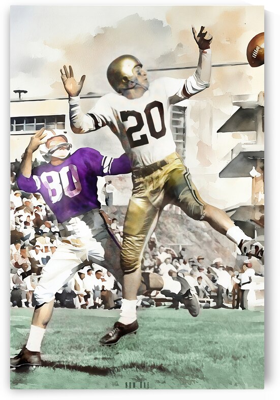 1956 colorado football art by Row One Brand