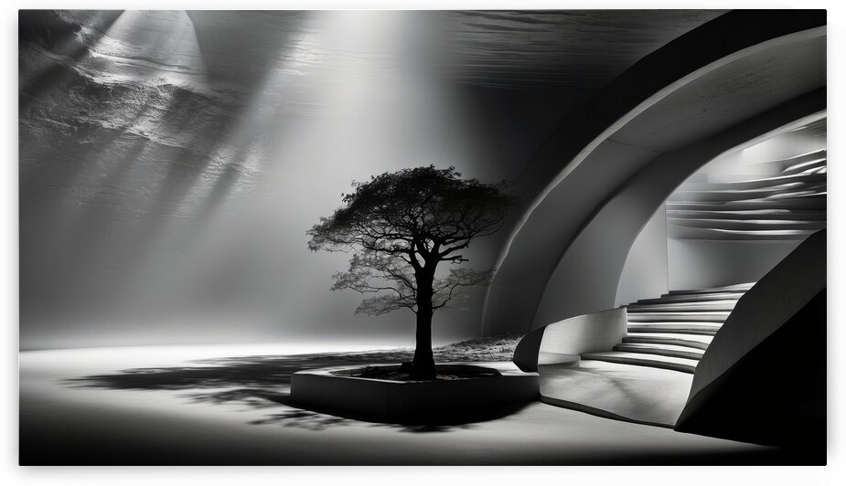 A Series of Black and White Prints Exploring the Depth of Human Existence 5 by The Mabazza Foundation 