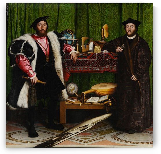 Hans Holbein: The Ambassadors HD 300ppi by Stock Photography