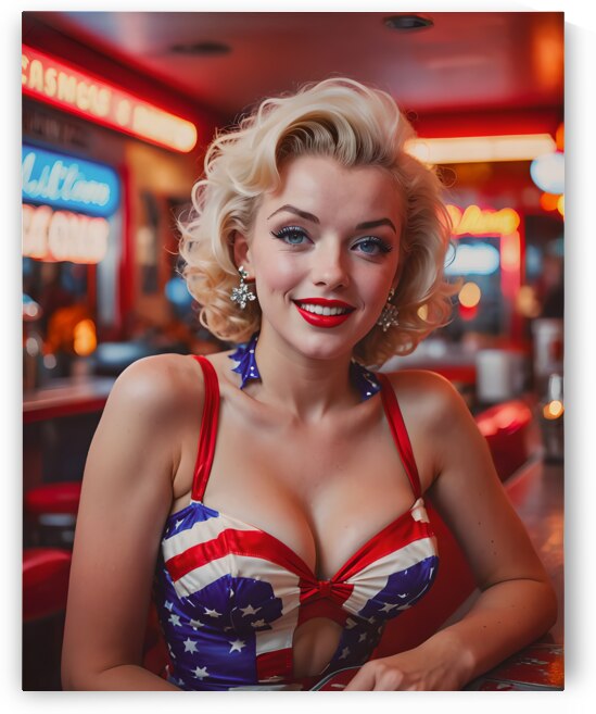 AI Art Pop Art Superstars Marilyn Monroe 20 by TOPARTGALLERY