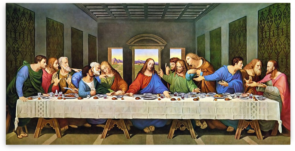 Leonardo da Vinci. The Last Supper HD 300ppi by Stock Photography