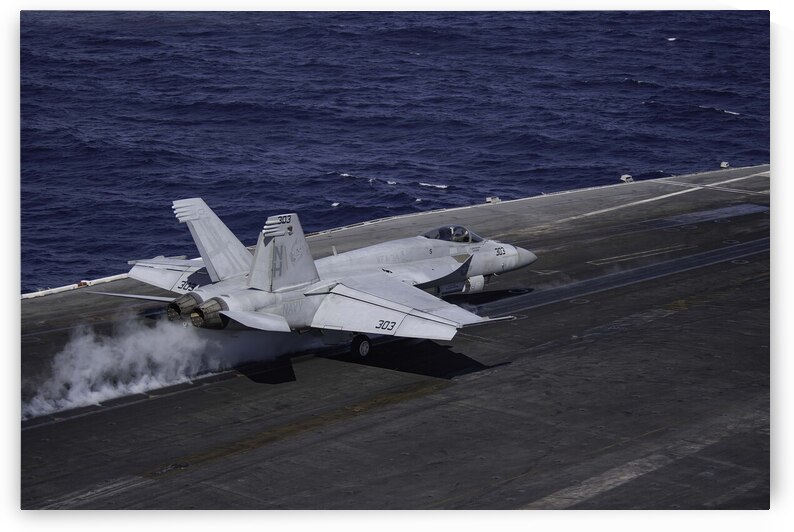 Aircraft Carrier Flight Operations by Conceptual Photography